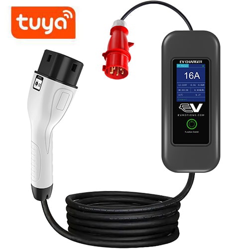 1-EVMOTIONS Delta Wi-Fi EVSE Type2 (3x16A) Transportabel lader