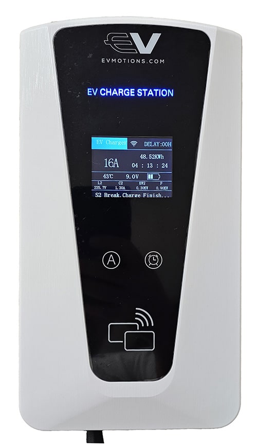 1-EVMOTIONS Delta Smart Wallbox Type2 11kw Wi-Fi Væglader EV