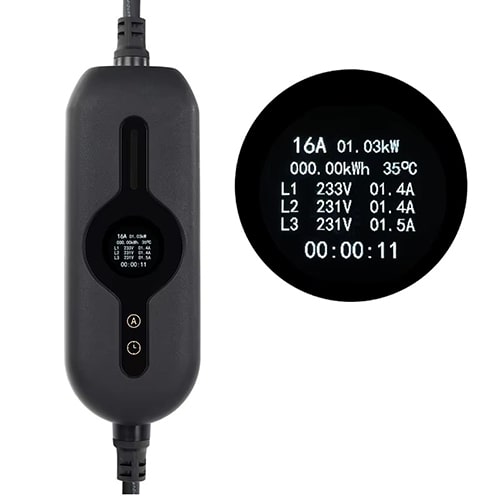 2-EVMOTIONS Epsilon EVSE Type2 (3x16A) Transportabel lader